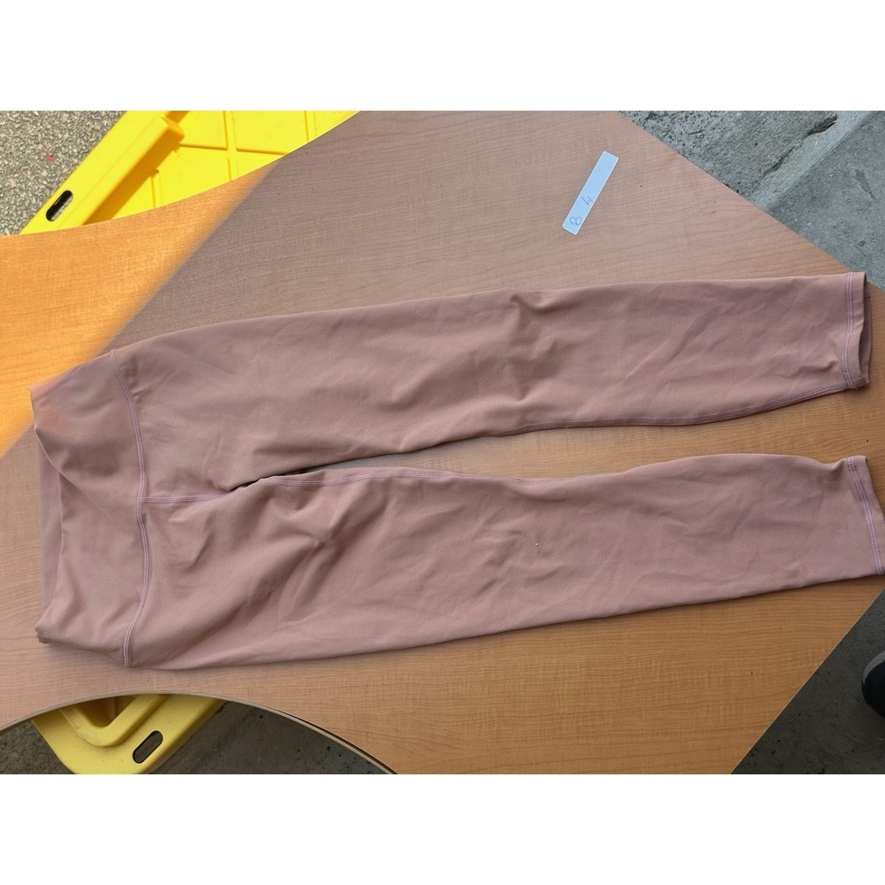 Fabletics PowerHold High Waisted Leggings Women's Size XS Pink Pockets‎